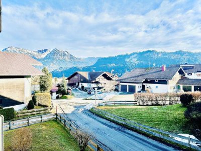 1-Zimmer Wohnung Appartement mit Balkon und Bergblick in Obermaiselstein