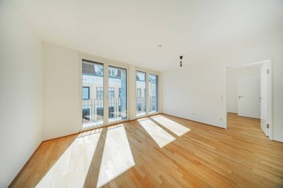 Zwischen Naschmarkt und Margaretenplatz: Sonnige 2-Zimmer-Neubauwohnung mit Freifläche