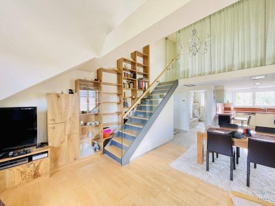 Sehr gepflegte möblierte Maisonette mit Gartennutzung