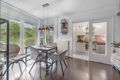 Terrassenwohnung mit 3 Zimmern, Gäste-WC, TG-Stellplatz & Fahrstuhl