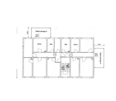 Zwei Wohnungen auf einer Etage mit Balkon in Narsdorf