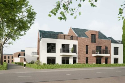 Moderne Neubauwohnung mit Südbalkon, TG-Stellplatz & Einbauküche in zentraler Lage in Lingen