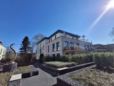 Exklusives Apartment mit Balkon in privater Wohnanlage in direkter Rheinnähe