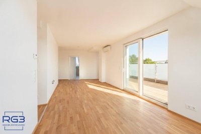 Weitblick DG-Wohnung in 1220 Wien: Erstbezug mit 4 Terrassen.