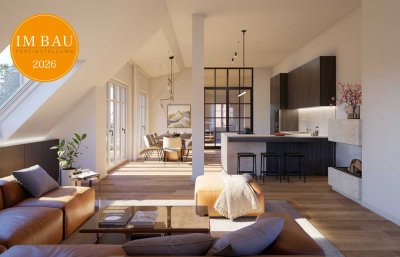 EXKLUSIVES PENTHOUSE SOLITÄR AUF EINER EBENE - BESTLAGE HARLACHING MENTERSCHWAIGE