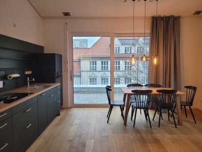 Penthouse mit Dachterrasse – voll möbliert & kernsaniert - ab sofort zu vermieten