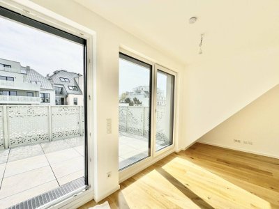 ERSTBEZUG: HERRLICHES 3 ZIMMER PENTHOUSE MIT 2 TERRASSEN IN 1220 WIEN