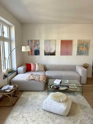 Von Privat: Wunderschöne teilmöblierte 2-Zimmer Wohnung im Stilaltbau mitten in Flingern-Nord