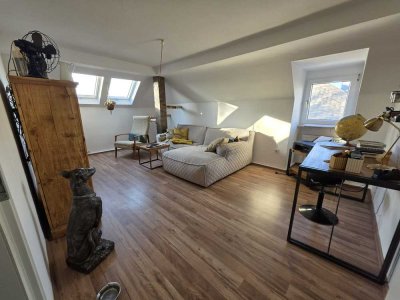 Mit Rheinblick und Gartennutzung: Drei-Zimmer-Wohnung in Koblenz-Pfaffendorf