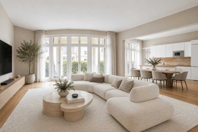 Lichtdurchflutete moderne Beletage-Wohnung in absoluter Bestlage