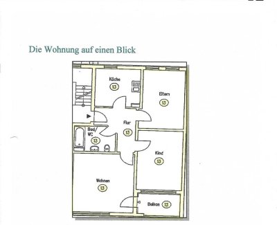 Broitzem - 3 Zimmer-Whg. + Stellplatz