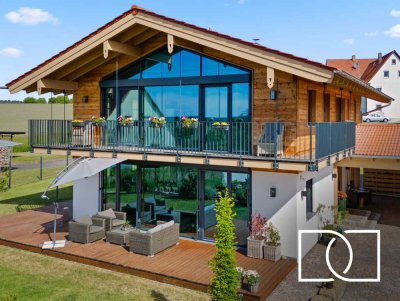 Neubau! Energieeffizientes Haus im Allgäu-Stil mit großem Grundstück und traumhafter Aussicht