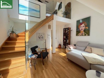 Rarität im Barock-Häuschen!! Charmante Altbau-Dachgeschoss-Maisonette-Wohnung Nähe Augarten! Neben der U2! Wohngenuss auf 3 Ebenen mit Terrasse!