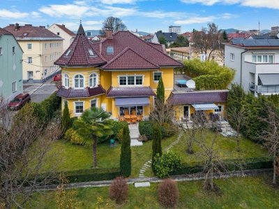 Neubau-Villa mit Grundstücksreserve: elegantes Stadt-Domizil oder repräsentativer Firmensitz nahe dem Hauptbahnhof
