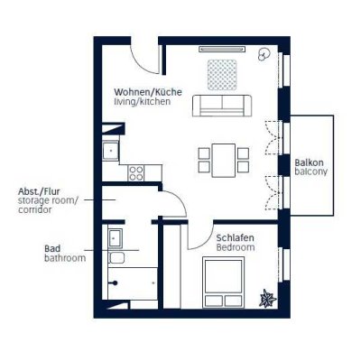 Erstbezug - Helle 2-Zi.-Wohnung in Adlershof