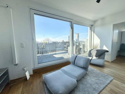 TOLLE ANLEGERWOHNUNG!! Tolle 2 Zimmerwohnung + Dachterrasse nahe der Alten Donau! VOLL MÖBLIERT + Einbauküche &amp; Klimaanlage! U1!!