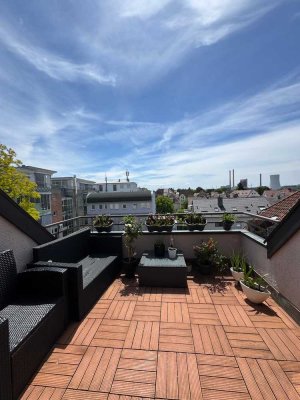 Attraktive Dachgeschoss-Wohnung mit Terrasse und Top-Lage in Neckarsulm