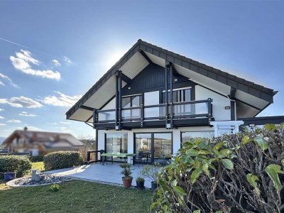 Stilvolles Architektenhaus mit Fernblick in der Grafschaft