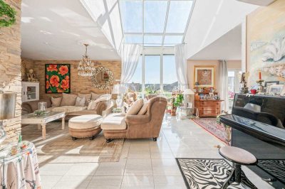 Lichtdurchflutetes Traumhaus mit Sauna, Einliegerwohnung und Panorama-Aussicht