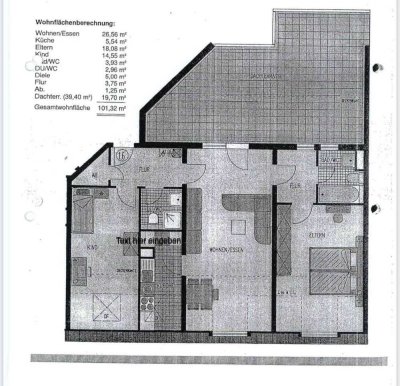 3 Zimmer Wohnung in traumhafter Lage Schwetzingen mit Dachterrasse, Nähe Schlosspark