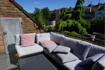 Moderne Maisonette Wohnung mit Charme, Galerie und toller Dachterrasse, die zum entspannen einlädt