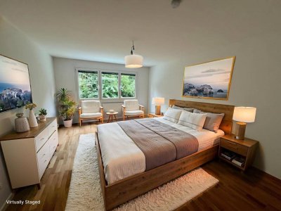 MIETE ERSTBEZUG SÜDSTADT: Neu sanierte 3-Zimmer-Wohnung mit Loggia und Grünblick