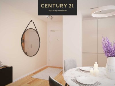 Im Herzen von Wiesbaden – 3 Zimmer-Neubau-Wohnung mit Terrasse, Parkplatz und Aufzug