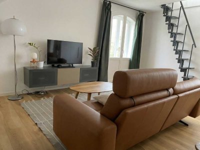 Möblierte Maisonette mit Balkon, 2 Ebenen – ab sofort frei in Hamburg-Hohenfelde