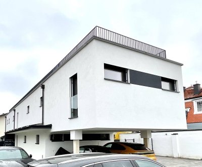 Salzburg-Maxglan: Stylische Neubau-3-Zi.-Dachterrassenwohnung in ruhiger Lage