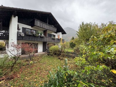 Gartenwohnung mit viel Potenzial in Eschenlohe zu verkaufen!