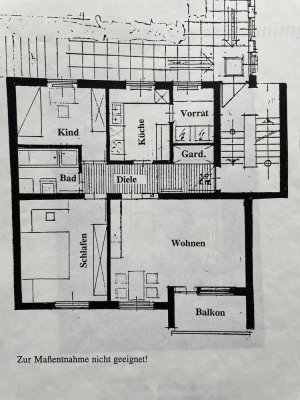 Freundliche 3,5-Zimmer-Hochparterre-Wohnung mit Balkon und Einbauküche in Roth