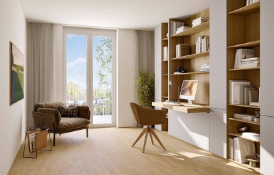 4-Zimmer Gartenwohnung mit Home-Office