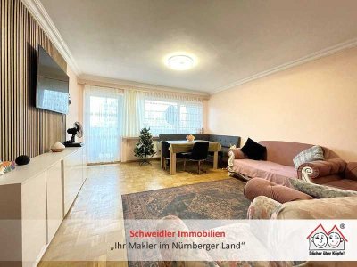 Durchdachter Grundriss und mehr– Stimmige 3-Zimmer-Wohnung mit Loggia in Behringersdorf