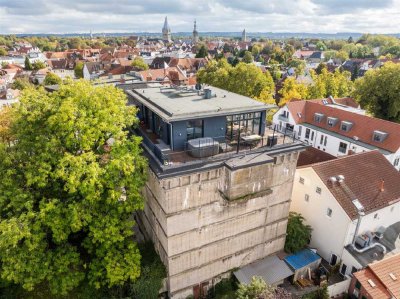 / In jeder Hinsicht eine Ausnahme-Immobilie - 
Exklusives Penthouse samt Bunker mitten in Soe