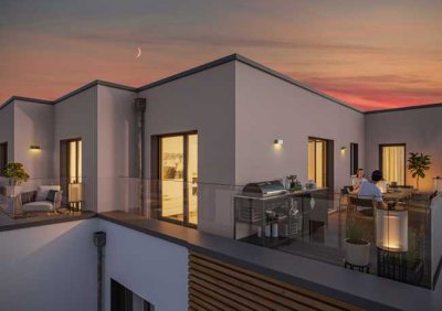 Exklusives Penthouse mit zwei Dachterrassen