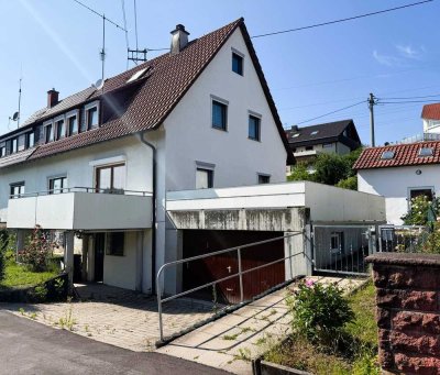 Schön gelegene Doppelhaushälfte mit großem Grundstück im Wohngebiet "Schleicher"