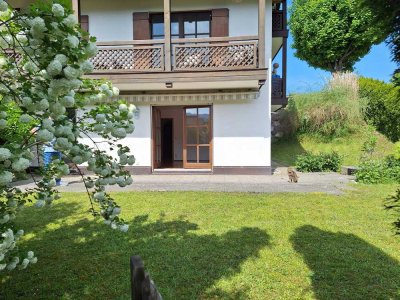 SCHÖNE IDYLLISCHE 3-ZI-GARTENWOHNUNG IN ANGER: