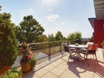 Lift direkt in die Wohnung! Penthouse mit Panoramablick und ruhiger Aukamm-Lage