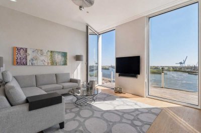 Urbaner Luxus trifft Waterfront-Living – einzigartige Designerwohnung an der Elbe