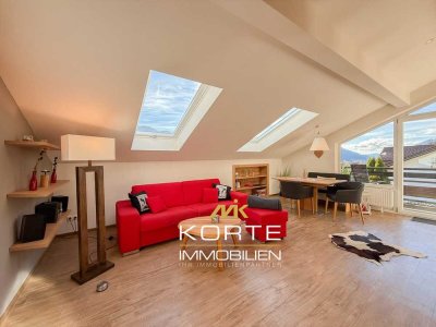 Sonnige 2-Zimmer-Dachwohnung in Südhanglage von Wiedemannsdorf im Allgäu