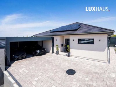 Modernes Bungalow-Projekt idyllisch am Ortsrand gelegen