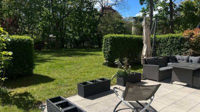 Großzügig Wohnen am Rosental mit eigenem Garten im Parkgrundstück am Elstermühlgraben
