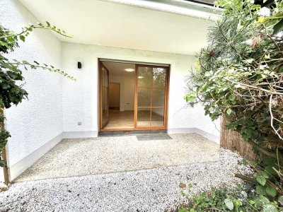 Stilvolle 1-Zimmer-Erdgeschosswohnung mit Terrasse & Blick ins Grüne in Bad Griesbach