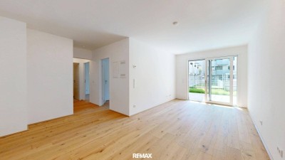 Erstbezug: 3-Zimmer-Gartenwohnung im Neubau mit Terrasse &amp; Garten