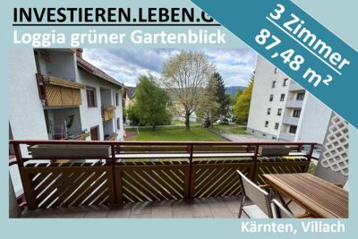 LOGGIA MIT GRÜNEM GARTENBLICK