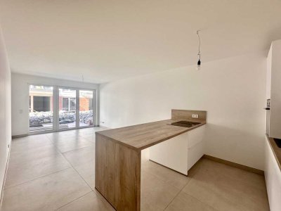 NEUBAU - 3-Zimmer-Wohnung im Innenhof mit großer Terrasse und Einbauküche