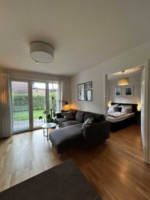 Moderne 2-Raum-Erdgeschosswohnung mit Terrasse und Garten in Pinneberg