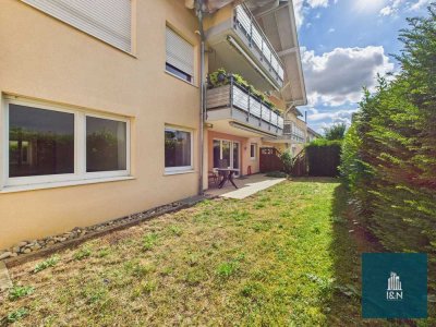 GARTENWOHNUNG - Schöne, helle 3-Zimmer Erdgeschosswohnung mit eigenem Garten