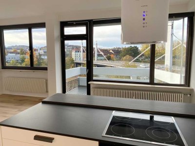 Exklusive 3-Zimmer-Wohnung am Fluss mit Altstadtblick an der Löwenbrücke
