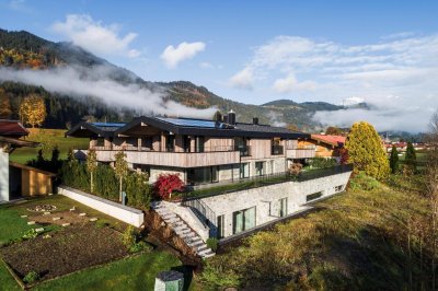 Chalet-Duo der Extraklasse mit Kaiserblick in Reith - Alpenpanorama direkt am Griesbach!
